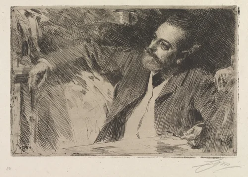 Antonin Proust by Anders Zorn, print, 1889