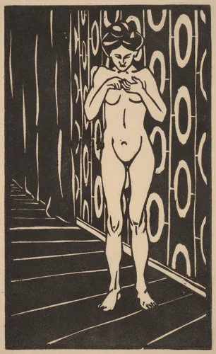 The Finger Game by Ernst Ludwig Kirchner, print, 1905