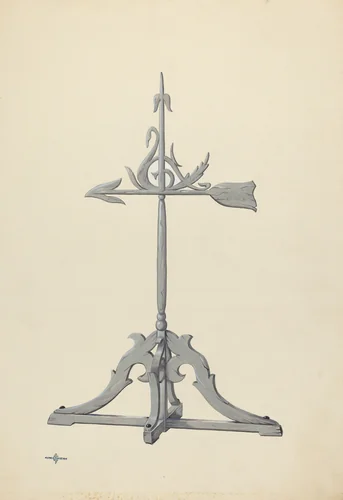 Weather Vane by Elmer Weise, index of american design, 1936