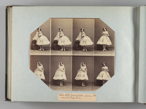 Mlle Troisvalets dans le Papillon by André Adolphe-Eugène Disdéri, photograph, 1861