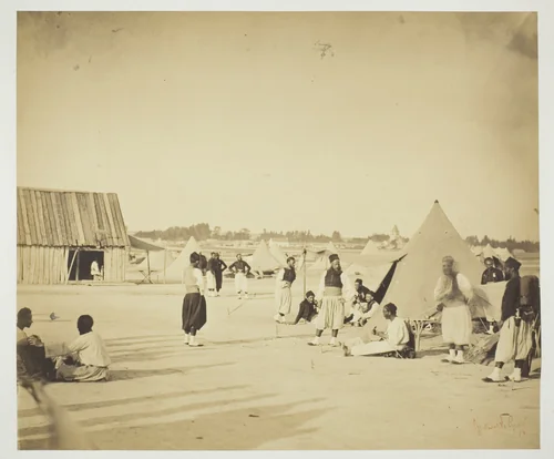Untitled (Zouaves) by Gustave Le Gray, photograph, 1857