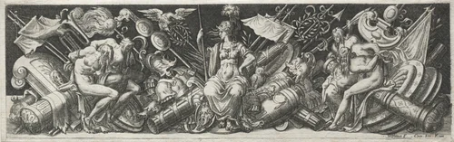 Combats and Triumphs by Etienne Delaune, print, 1560-1569