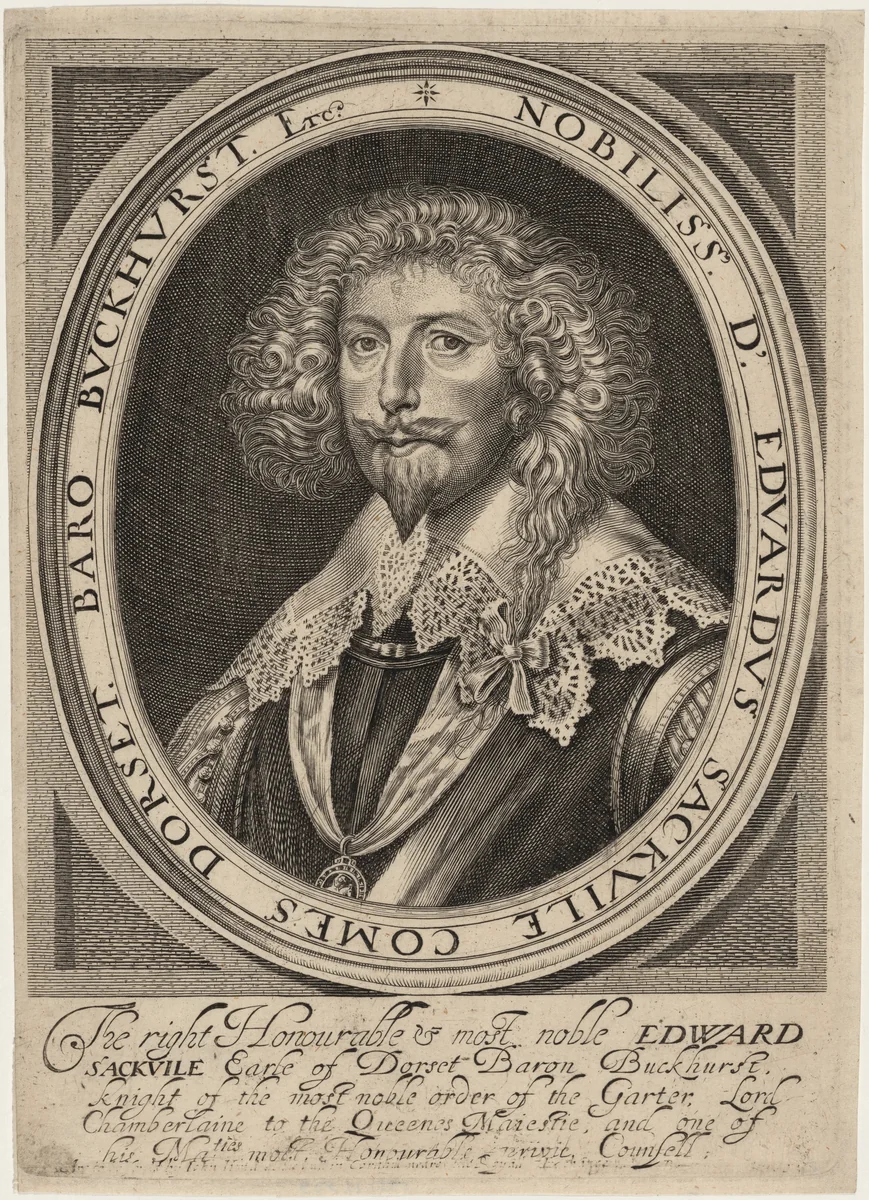 Edward Sackville, Fourth Earl of Dorset by Robert van Voerst
Sir Anthony van Dyck, print, 1597-1636