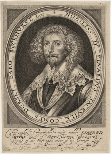 Edward Sackville, Fourth Earl of Dorset by Robert van Voerst
Sir Anthony van Dyck, print, 1597-1636