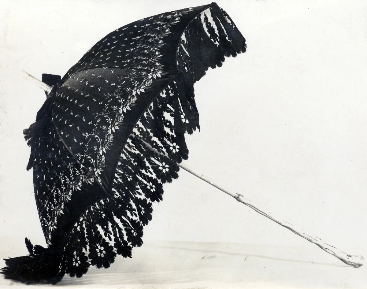 Parasol by France, textile, 1868-1888