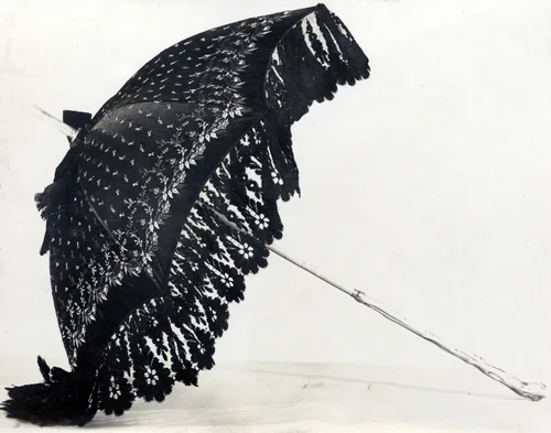 Parasol by France, textile, 1868-1888