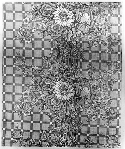 Panel by England, Lancashire, textile, 1815-1835