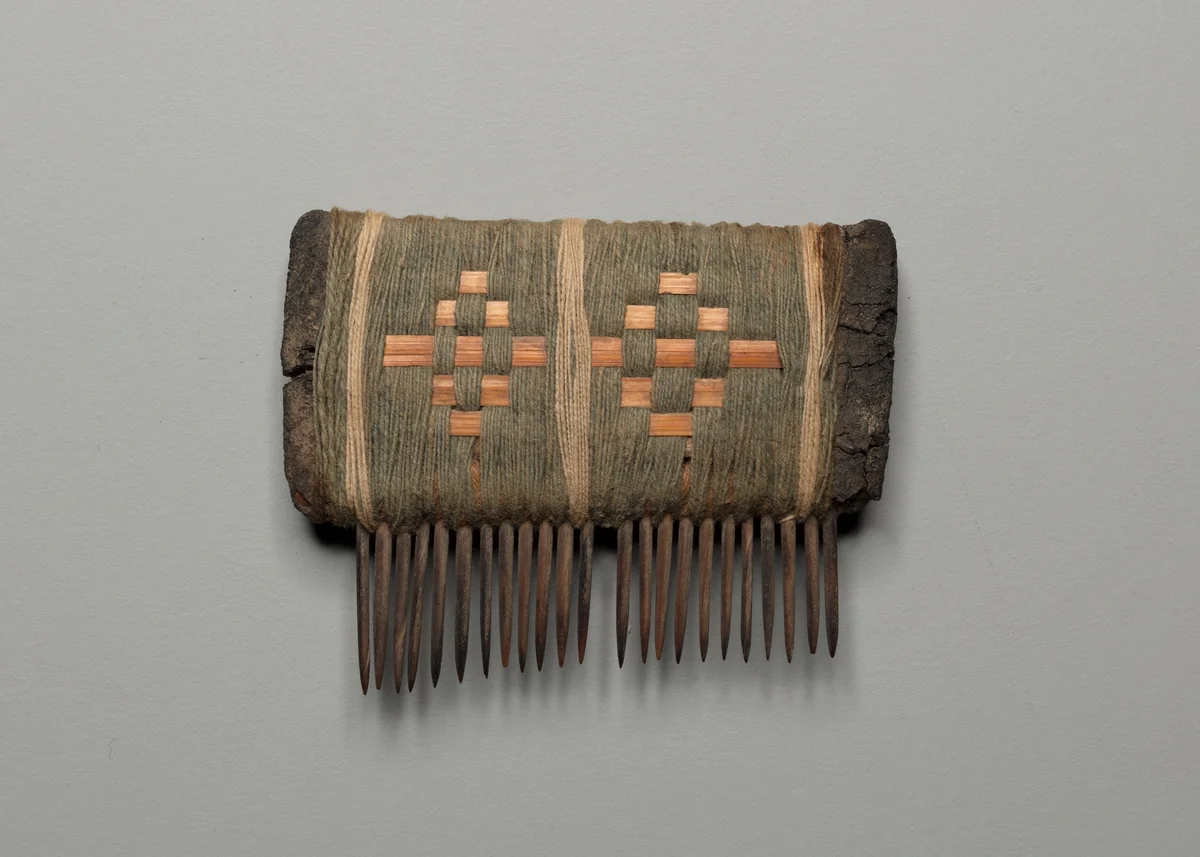 Weaving comb by Peru, textile, 1000-1476