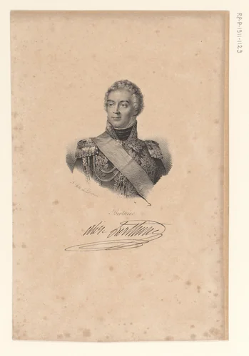 Portret van Louis-Alexandre Berthier by anonymous, print, 1818-1842