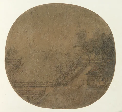 Mountain Terrace and Pavilion by Unknown, painting, 960-1279