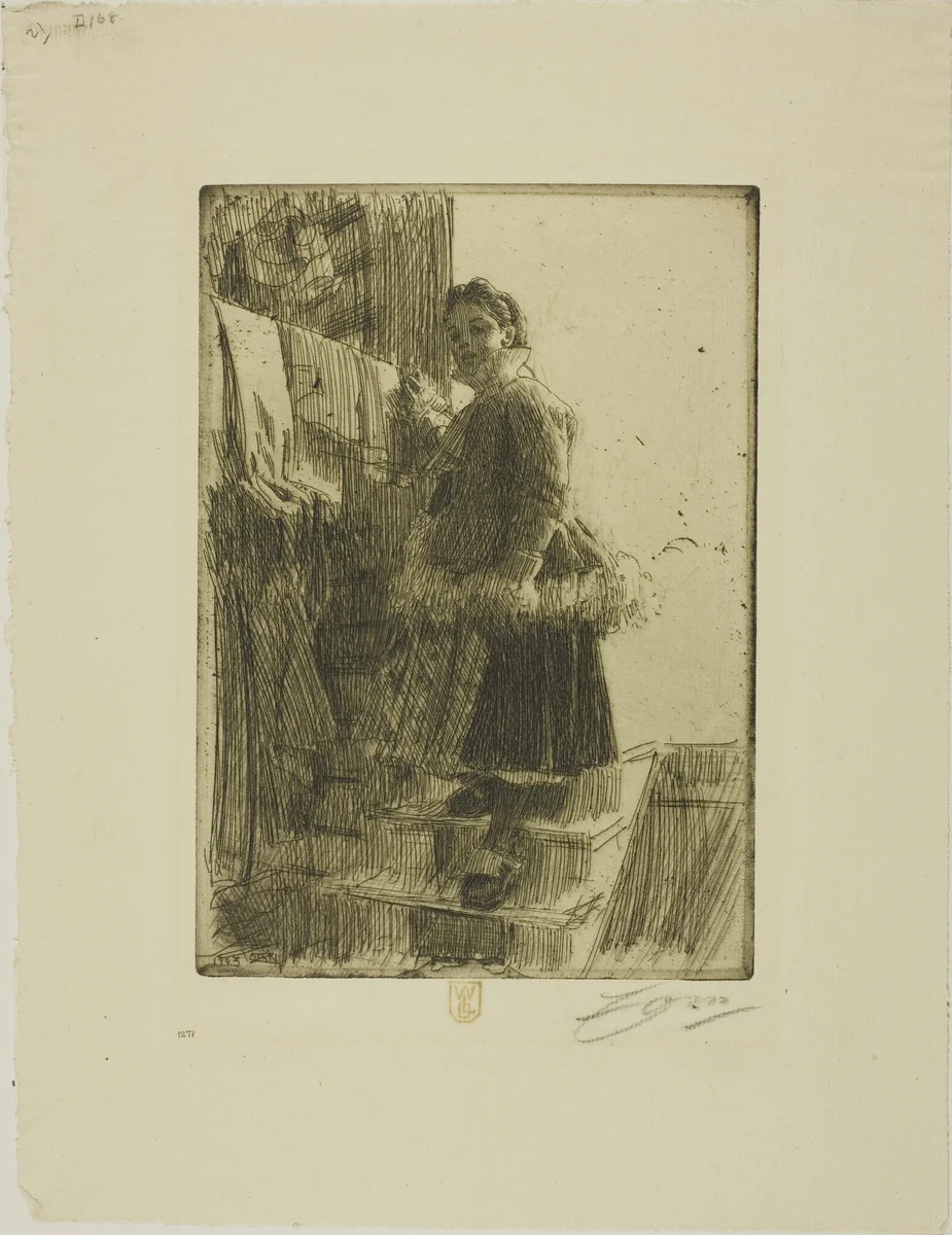 The Storehouse by Anders Zorn, print, 1903