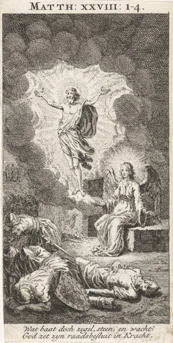 Opstanding van Christus by anonymous, print, 1712