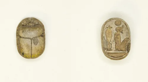 Scarab: Seated Ptah by Egyptian, other, -1295--1069