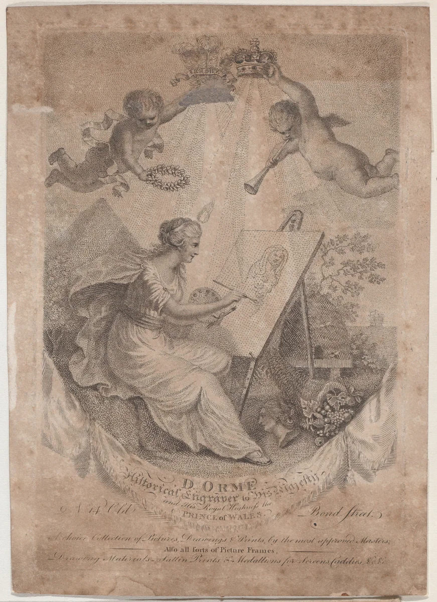Trade Card for Dorme, Engraver by anonymous, print, 1800-1900