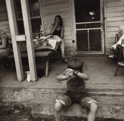 Pat Sabatine's Eighth Birthday Party, Martins Creek, Pennsylvania by Larry Fink, photograph, 1977