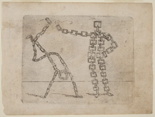 From "Bizzarie di varie Figure" by Giovanni Battista Bracelli, print, 1624