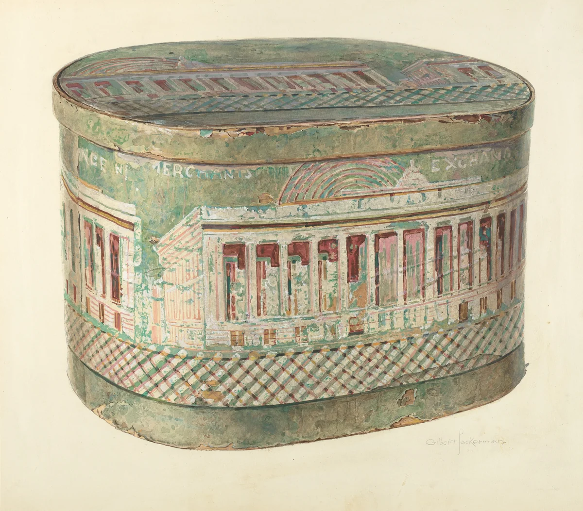 Bandbox by Gilbert Sackerman, index of american design, 1935-1942