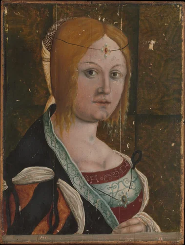 Portrait of an Italian Woman by German Painter, painting, 1500-1599