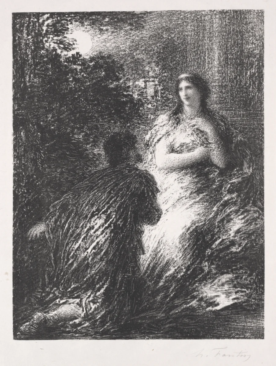 Duo des Troyens by Henri Fantin-Latour, print, 1894-1895