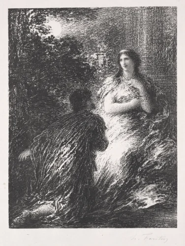 Duo des Troyens by Henri Fantin-Latour, print, 1894-1895