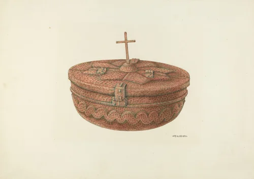Baptismal Font by William Kieckhofel, index of american design, 1941