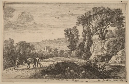 Second View of Zugro by Herman van Swanevelt, print, 1600-1655
