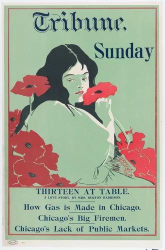Tribune, Sunday by George Reiter Brill, print, 1875-1917
