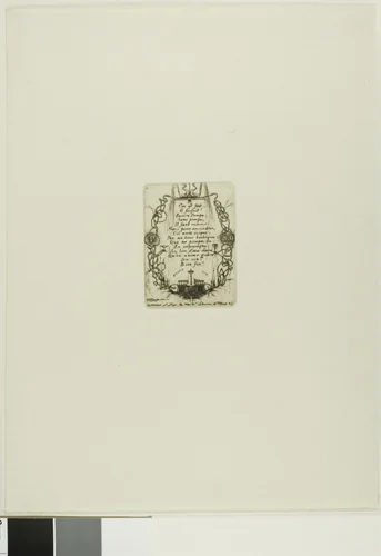 Pompe Notre-Dame, Paris (small plate) by Charles Meryon, print, 1854