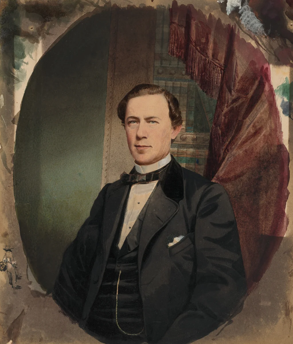 Portrait of a Man by American 19th Century, photograph, 1850-1859