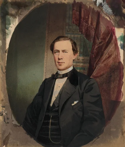 Portrait of a Man by American 19th Century, photograph, 1850-1859