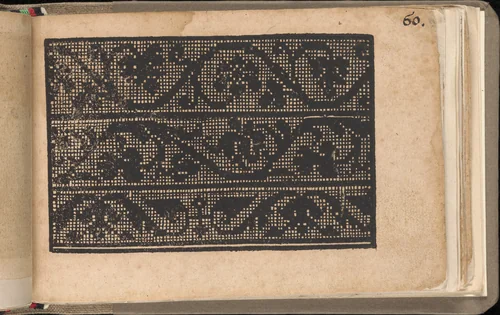 Schön newes Modelbuch (Page 60r) by Sigismundus Latomus, book, 1608