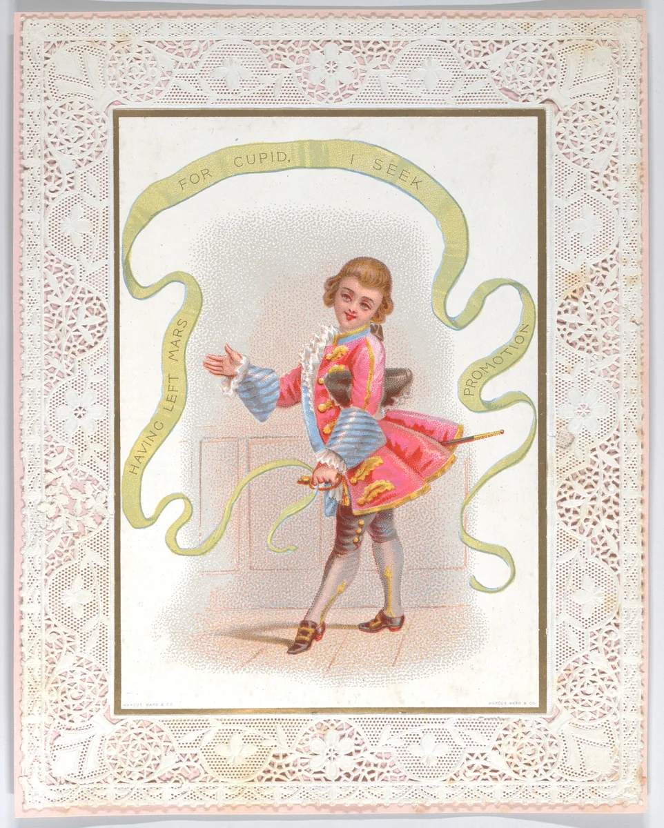 Valentine by anonymous, other, 1875-1880