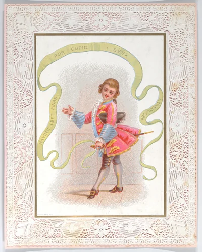 Valentine by anonymous, other, 1875-1880