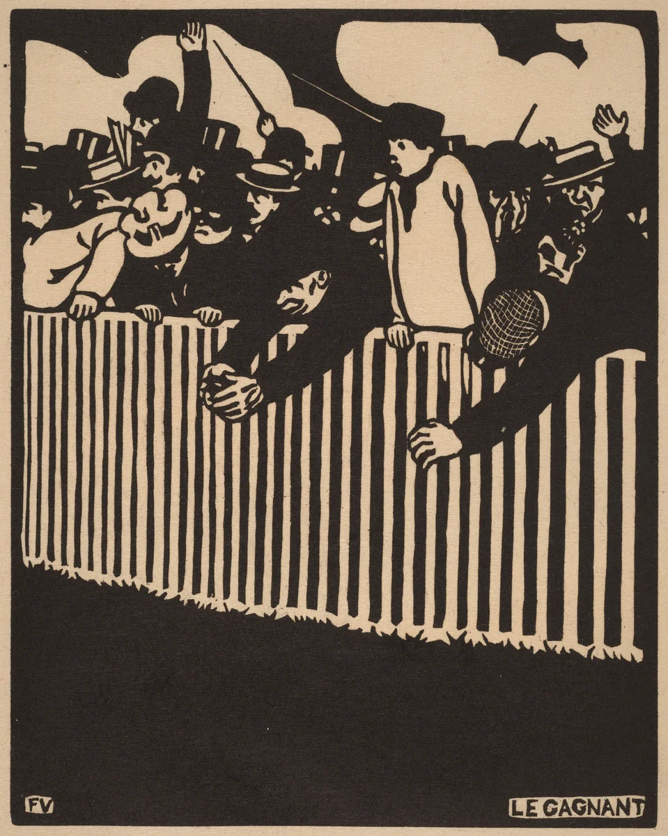 Le Gagnant (The Winner) by Ambroise Vollard; Félix Vallotton; Auguste Clot, print, 1898