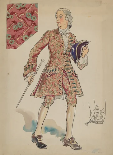 Man's Suit by Lillian Causey, index of american design, 1936