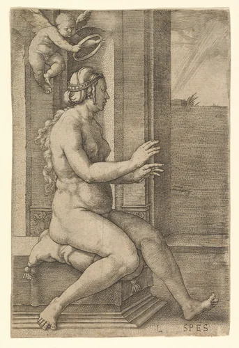 Hope by Lucas van Leyden, print, 1530
