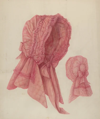 Bonnet by Stella Mosher, index of american design, 1942