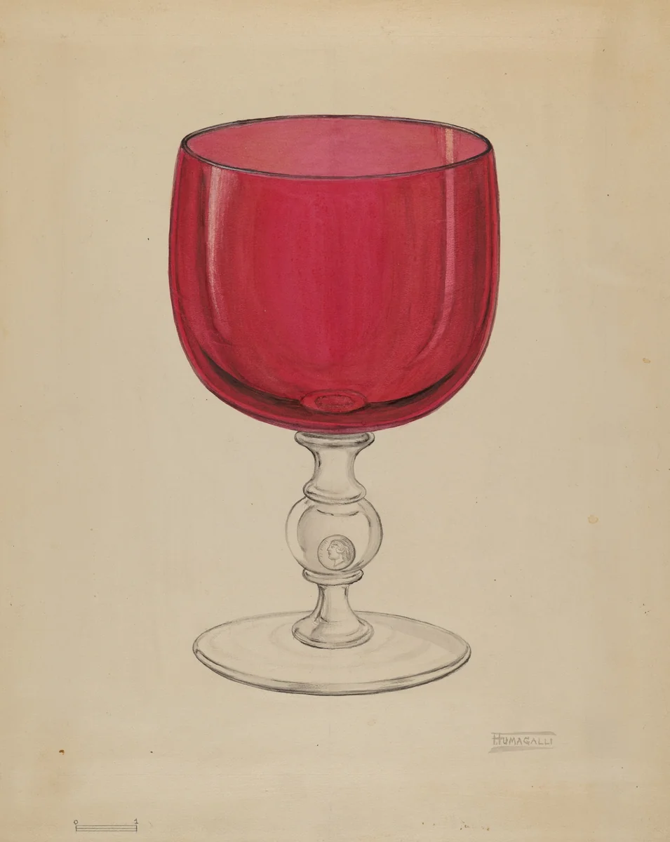 Ornamental Goblet by Frank Fumagalli, index of american design, 1936