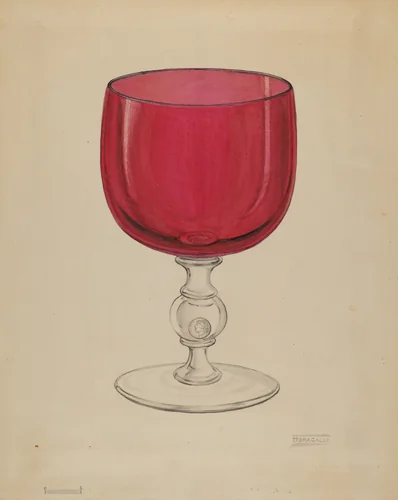Ornamental Goblet by Frank Fumagalli, index of american design, 1936