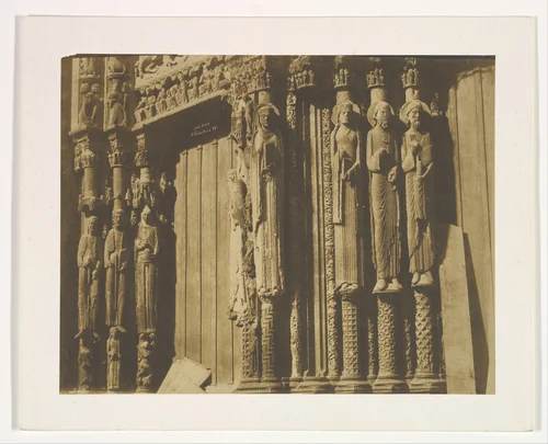 Chartres Cathedral by Pierre Emile Joseph Pécarrère, photograph, 1850-1852