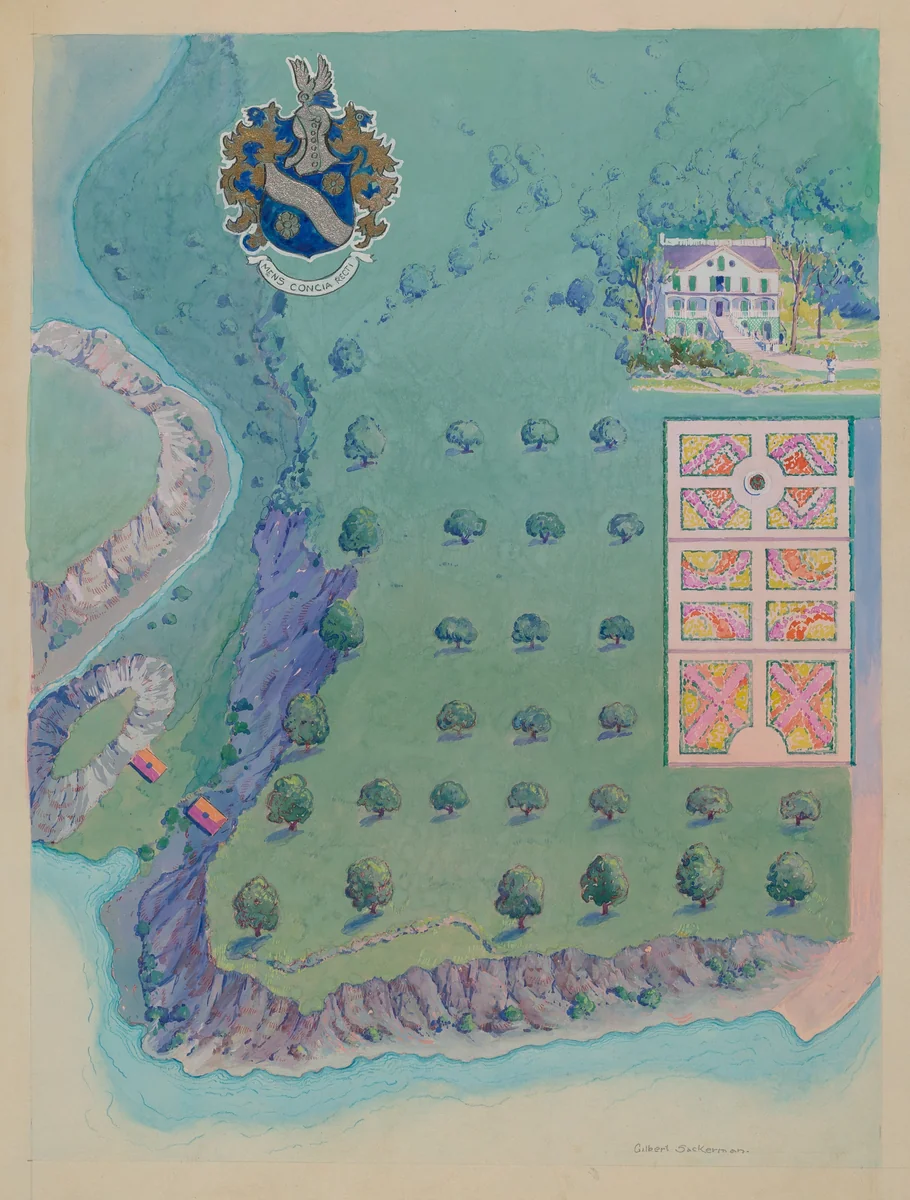 I. Beekman Estate by Gilbert Sackerman, index of american design, 1936