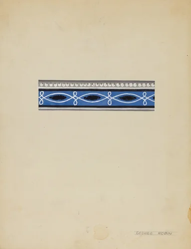Wall Paper Border by George Robin, index of american design, 1936