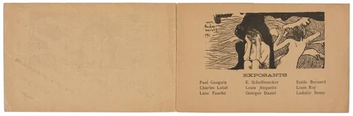 Catalogue de l'Exposition de Peintures du Groupe Impressionniste et Synthétiste by Paul Gauguin
Claude Emile Schuffenecker
Émile Bernard
Louis Roy
Léon Fauché
George Daniel de Monfreid
Lodovic Némo, book, 1889