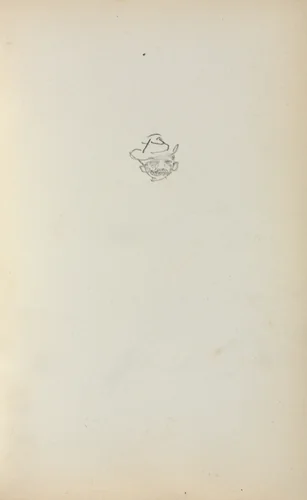 Italian Sketchbook: Head of a Man (page 223) by Maurice Prendergast, book, 1898-1899