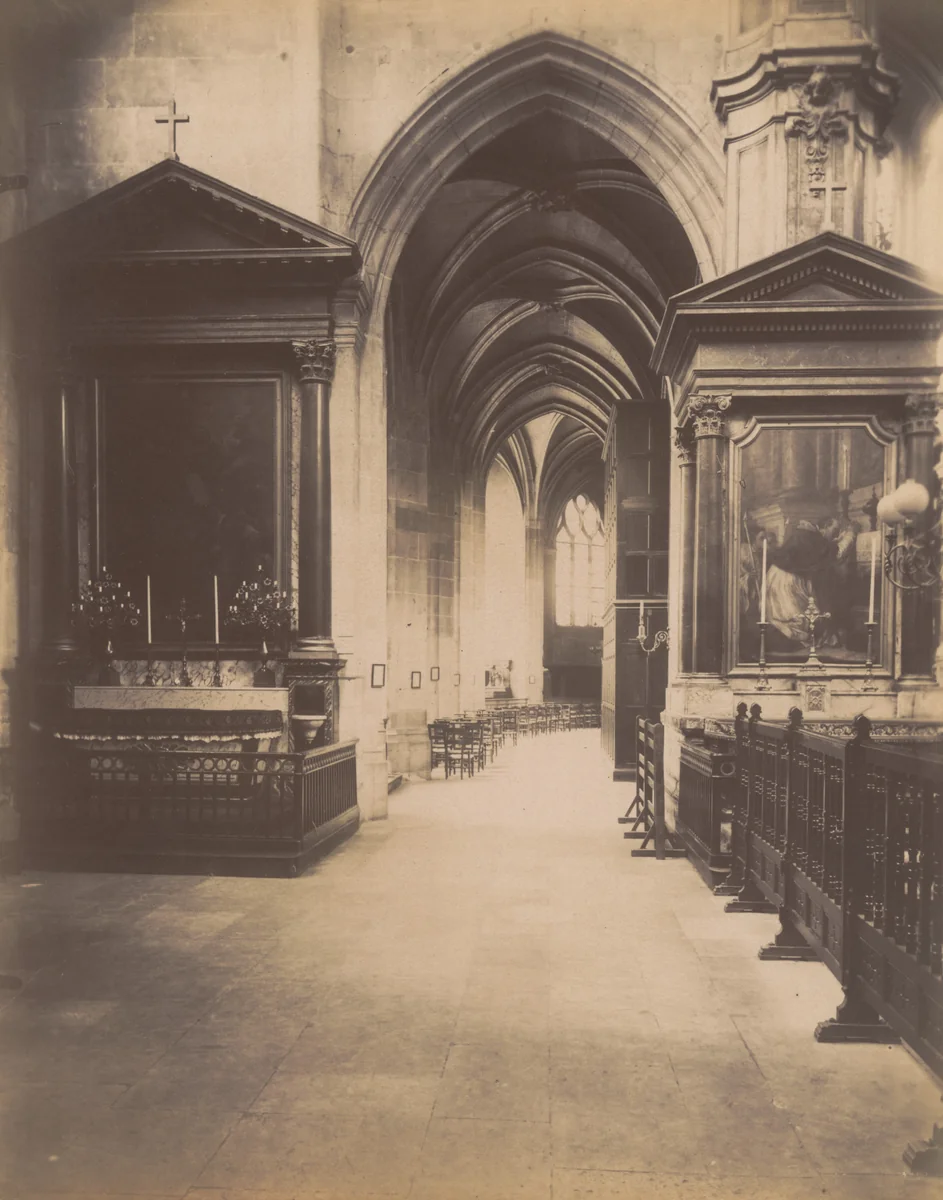 Saint Méry by Eugène Atget, photograph, 1913