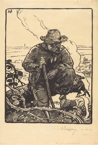 Le gueux des campagnes by Auguste Lepère, print, 1895