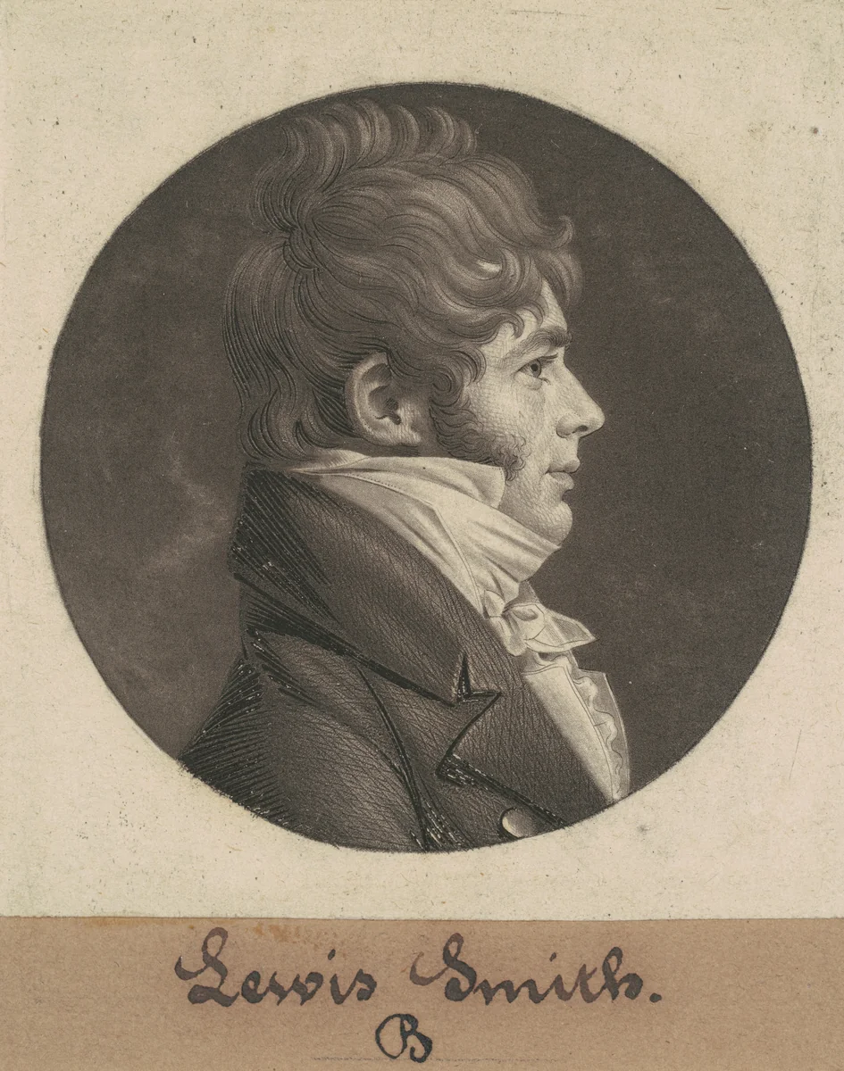 Louis Buchanan Smith by Charles B. J. Févret de Saint-Mémin, print, 1804