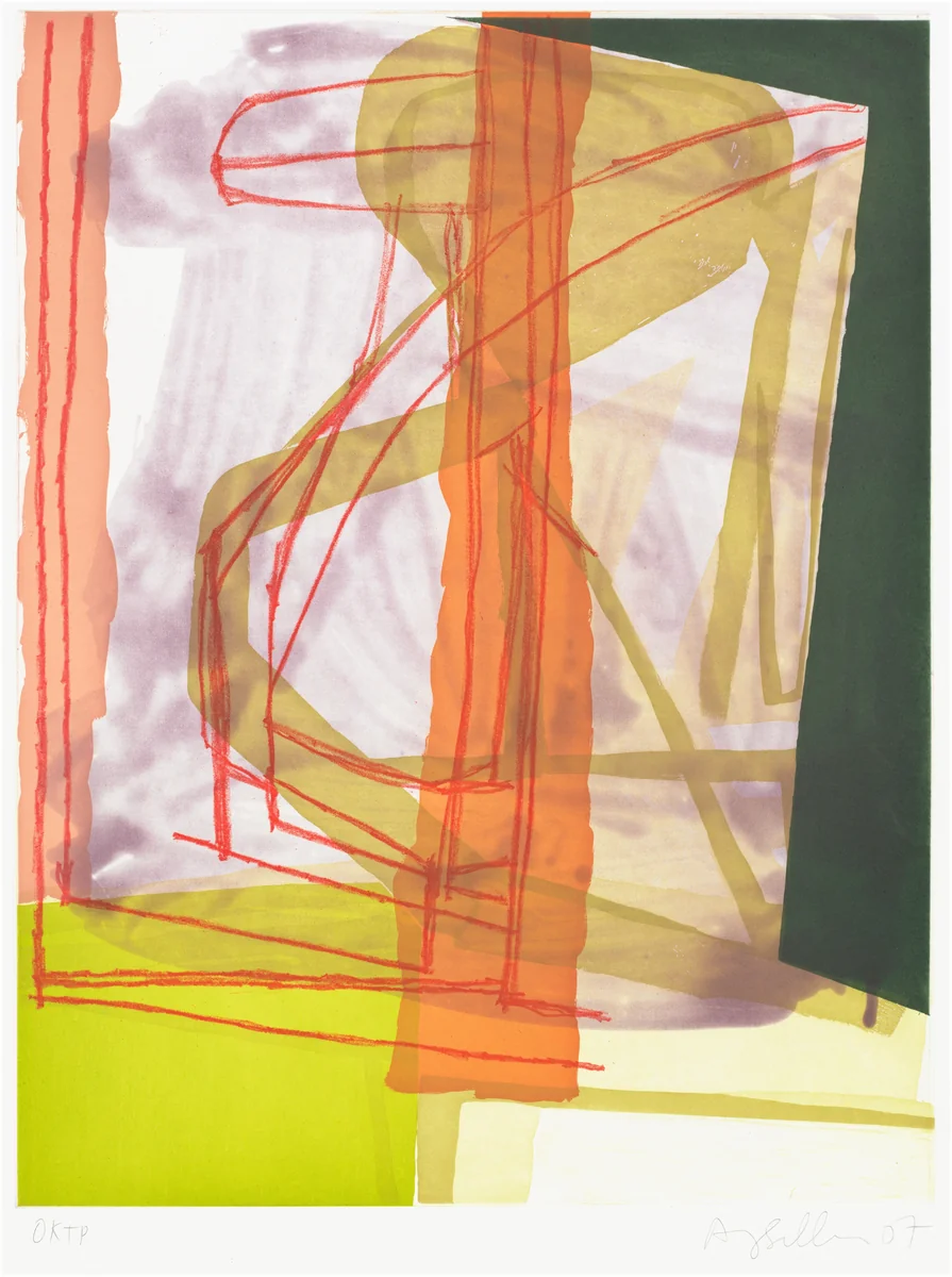 O & N by Amy Sillman, print, 2007