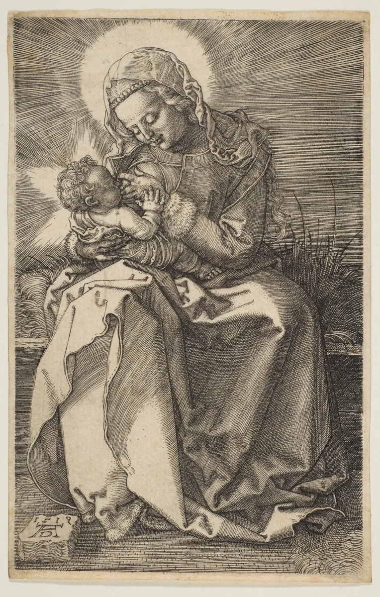 The Virgin Nursing the Child by Albrecht Dürer, print, 1519