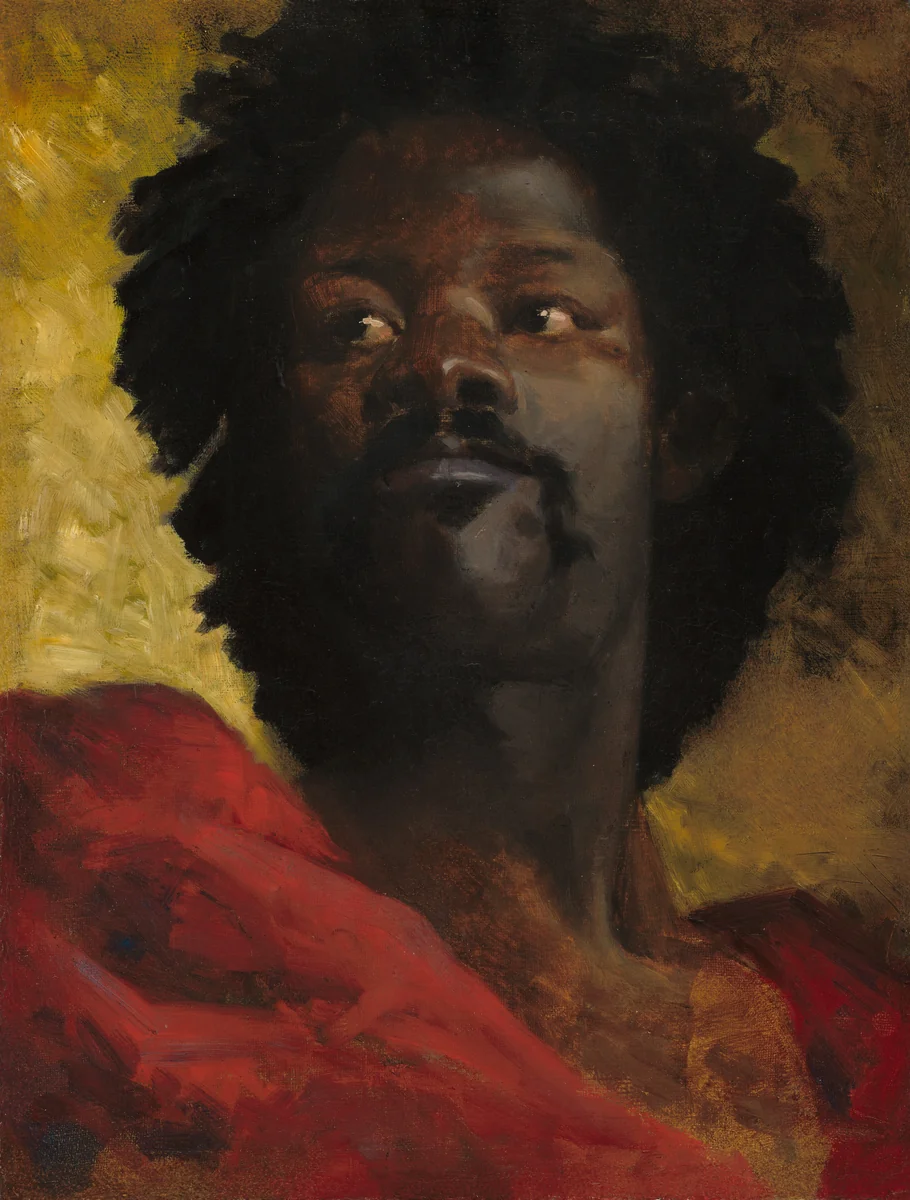 A Chief of Abyssinia by Henri Regnault, painting, 1870